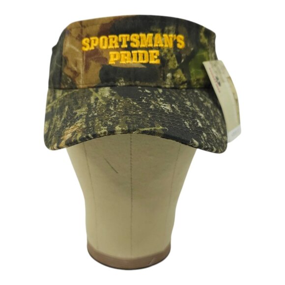 Mossy Oak Sportsmans Pride Camo Strapback Sun Visor Cap Trucker Golf  Tennis Hat - Picture 9 of 13